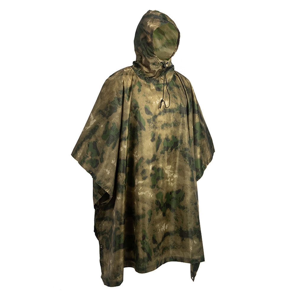 MENFLY ATFG Moss Camouflage ยุ - Emergency Poncho Rain บทวิจารณ์และราคา
