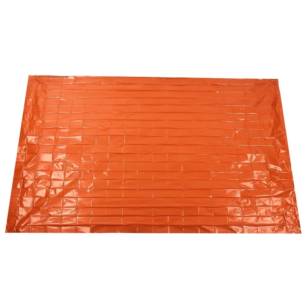 ผ้าห่มฉุกเฉิน PE ทนทาน สีส้มสะ - Survival Blanket Reflective บทวิจารณ์และราคา