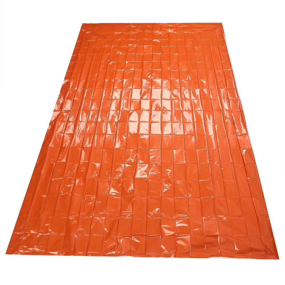 ผ้าห่มฉุกเฉิน PE ทนทาน สีส้มสะ - Survival Blanket Reflective บทวิจารณ์และราคา