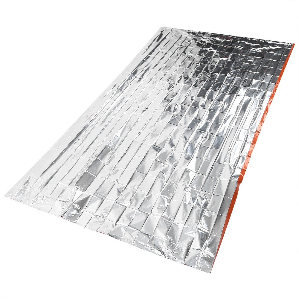 ผ้าห่มฉุกเฉิน PE ทนทาน สีส้มสะ - Survival Blanket Reflective บทวิจารณ์และราคา