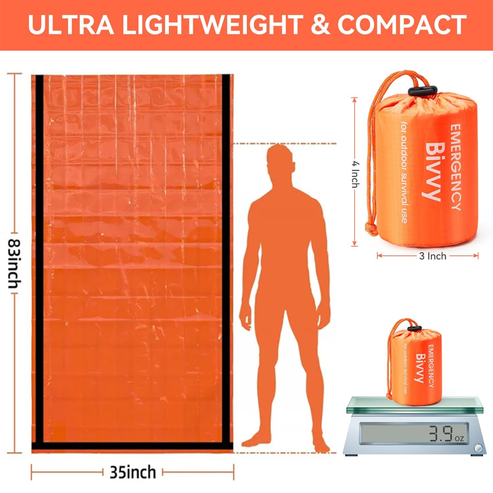 ถุงนอนฉุกเฉิน ผ้าห่มเอาตัวรอด  - Bivy Bag Emergency บทวิจารณ์และราคา