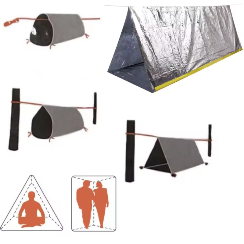 เต็นท์ฉุกเฉินแบบพกพาสำหรับ 2 ค - Emergency Mylar Tent บทวิจารณ์และราคา