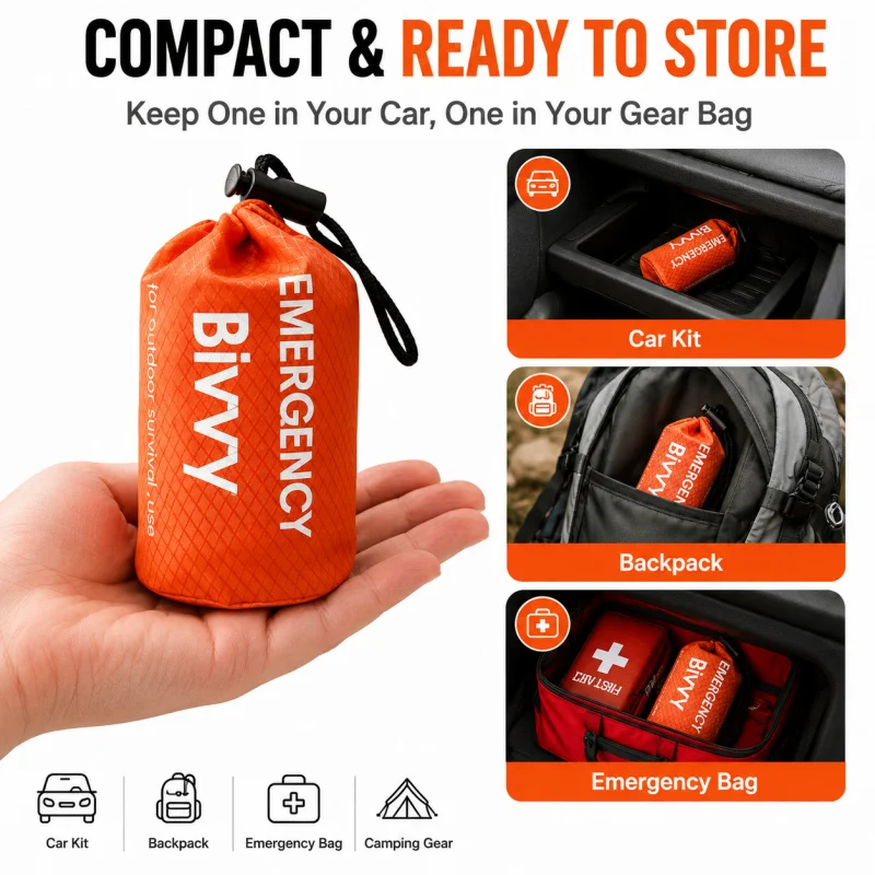 ถุงนอนฉุกเฉิน, ถุงนอนแบบ PE พร - Bivy Bag Emergency บทวิจารณ์และราคา